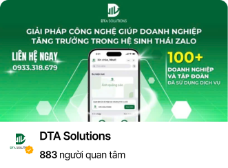 Zalo search results showing prioritized OA display