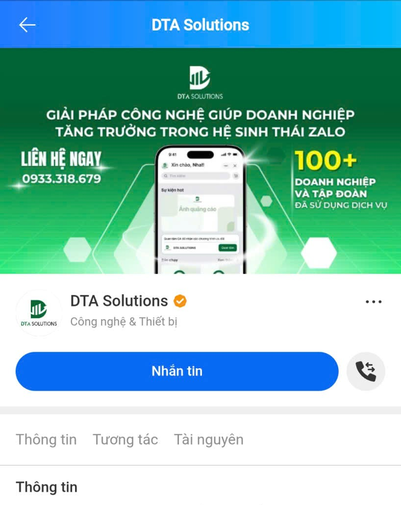 Zalo Ecosystem Creation