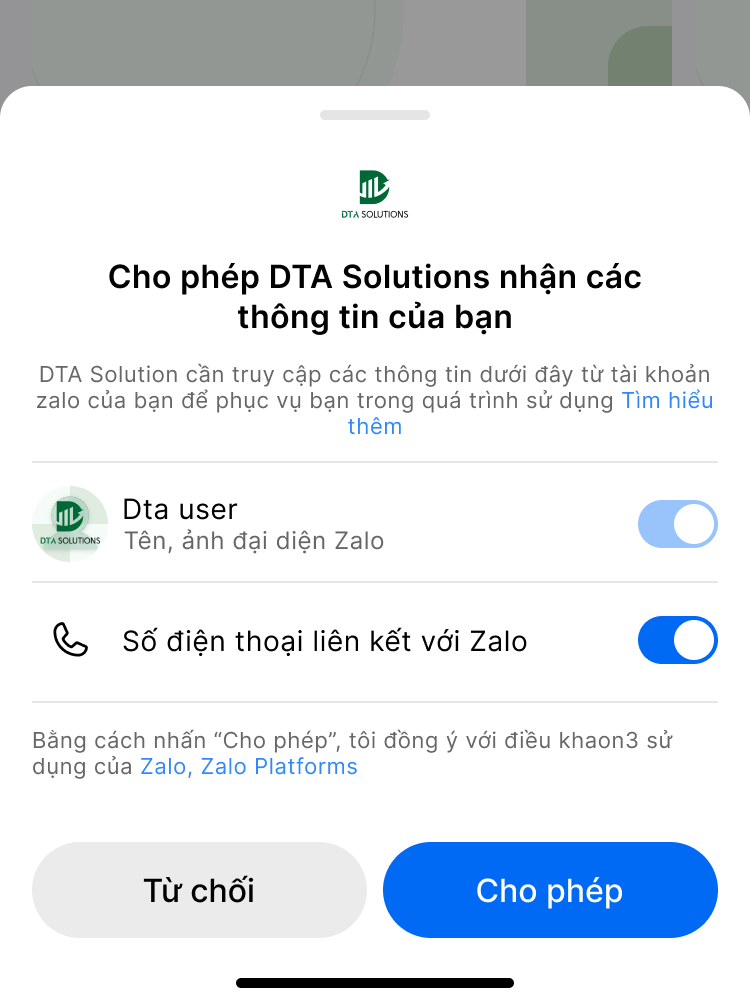 Zalo Ecosystem Creation