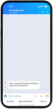 Chatbot gửi lời chào