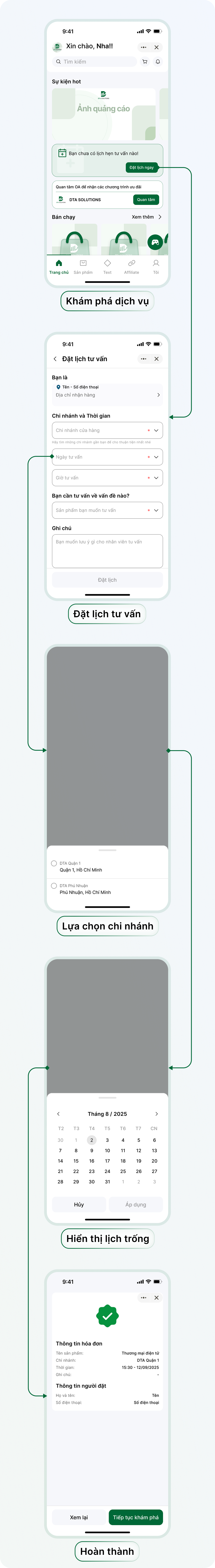 Mini App Booking