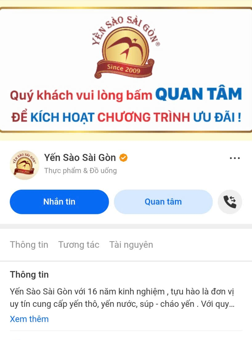 Yến Sào Sài Gòn